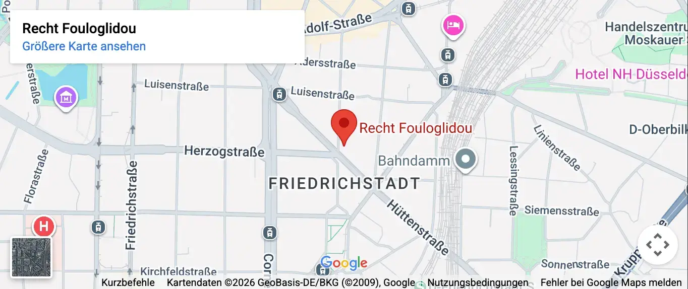 Google Map Ausschnitt für Tablet